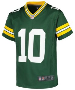 Alternative view of Jordan Love Green Bay Packers Nike Youth Game Jersey - Green