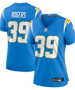 Eric Rogers Los Angeles Chargers Nike Women's Team Game Jersey -  Powder Blue