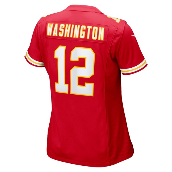 Montrell Washington Kansas City Chiefs Nike Women's Team Game Jersey - Red - Image 3