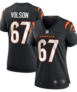 Cordell Volson Cincinnati Bengals Nike Women's Game Player Jersey - Black