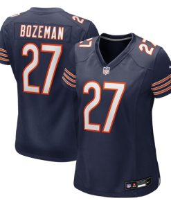 Alternative view of Swayze Bozeman Chicago Bears Nike Women's Team Game Jersey -  Navy