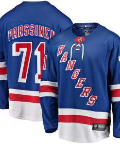 Juuso Parssinen New York Rangers  Home Breakaway Jersey - Blue