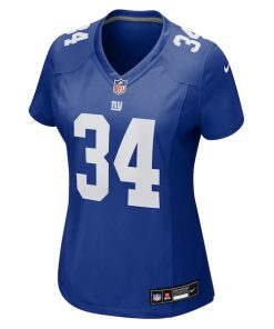 Alternative view of Beau Brade New York Giants Nike Women's Team Game Jersey -  Royal