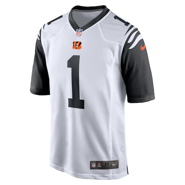 Ja'Marr Chase Cincinnati Bengals Nike Alternate Game Player Jersey - White - Image 2