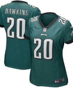 Brian Dawkins Philadelphia Eagles Nike Women's Game Retired Player Jersey - Midnight Green