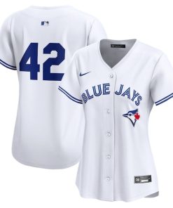 Toronto Blue Jays Nike Women's 2024 Jackie Robinson Day Home Limited Jersey?¨C White