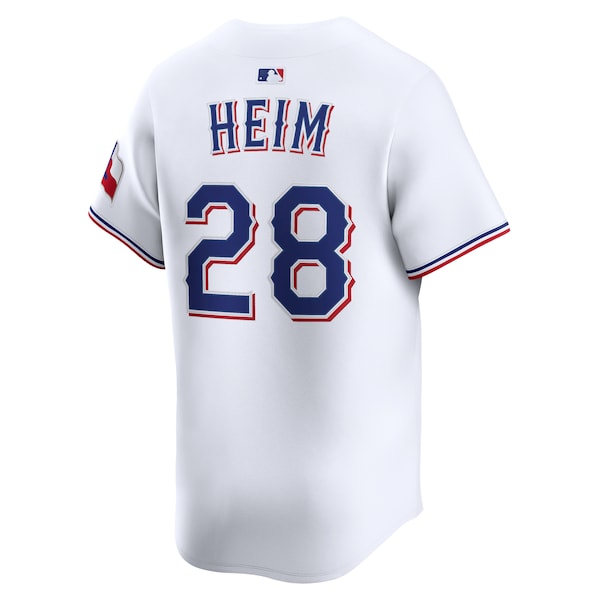 Jonah Heim Texas Rangers Nike Alternate Limited Player Jersey - White - Image 3