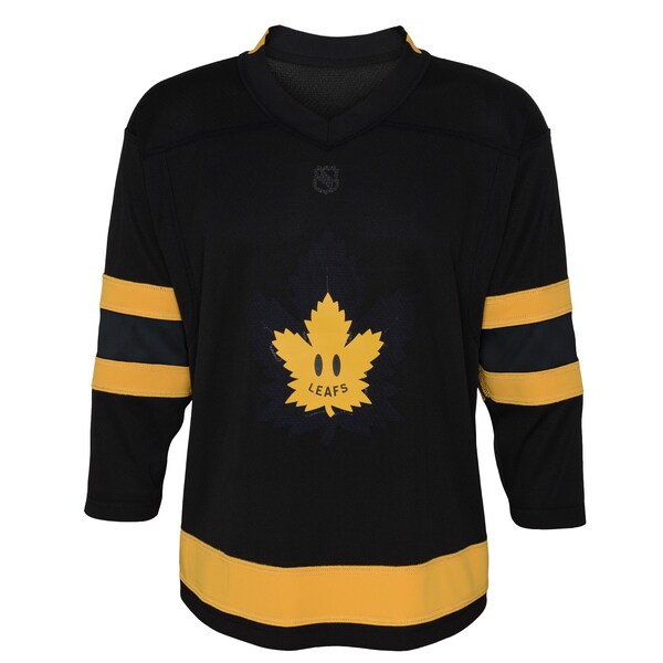 Toronto Maple Leafs Youth Alternate Replica Team Jersey - Black - Image 4