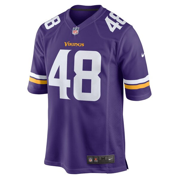 Chris Garrett Minnesota Vikings Nike Home Game Player Jersey - Purple - Image 2