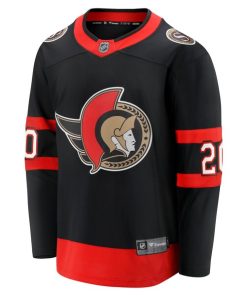 Alternative view of Fabian Zetterlund Ottawa Senators  Home Breakaway Jersey - Black