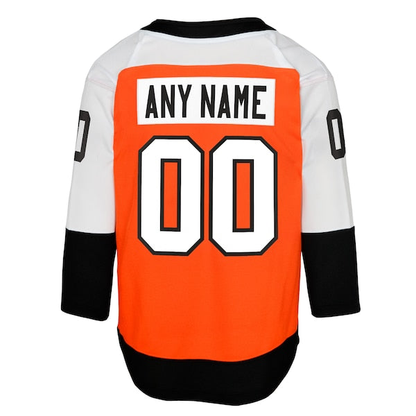 Philadelphia Flyers Youth Home Premier Custom Jersey - Orange - Image 3