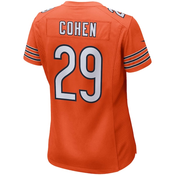 Tarik Cohen Chicago Bears Nike Women's Game Jersey - Orange - Image 3