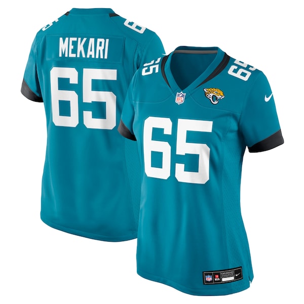 Patrick Mekari Jacksonville Jaguars Nike Women's Team Game Jersey - Teal