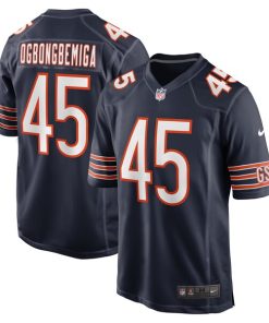 Amen Ogbongbemiga Chicago Bears Nike  Game Jersey -  Navy