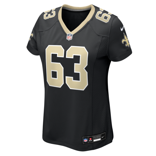 Sataoa Laumea New Orleans Saints Nike Women's Team Game Jersey - Black - Image 2