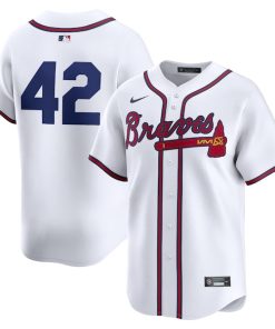 Atlanta Braves Nike 2024 Jackie Robinson Day Home Limited Jersey?¨C White