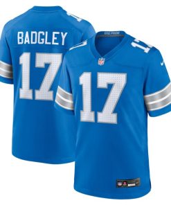 Michael Badgley Detroit Lions Nike Team Game Jersey -  Blue
