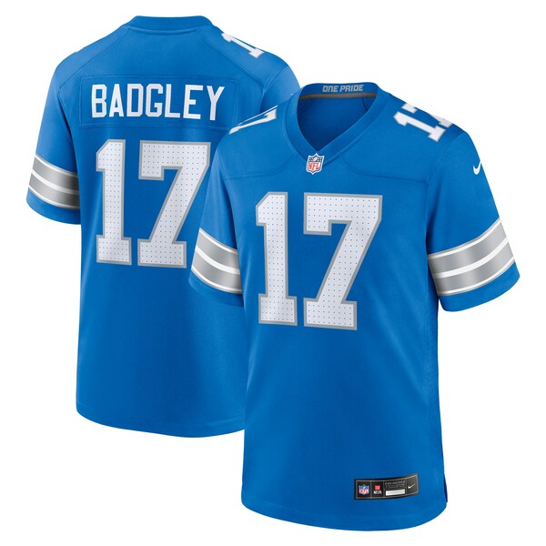 Michael Badgley Detroit Lions Nike Team Game Jersey - Blue
