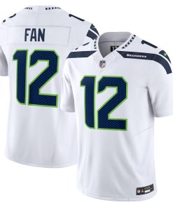 12th Fan Seattle Seahawks Nike Vapor F.U.S.E. Limited Jersey - White