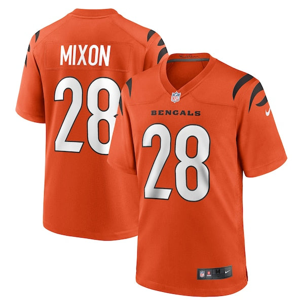 Joe Mixon Cincinnati Bengals Nike Game Jersey - Orange/White - Image 2