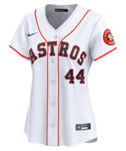 Alternative view of Yordan Alvarez Houston Astros Nike Women's Home Limited Player Jersey - White