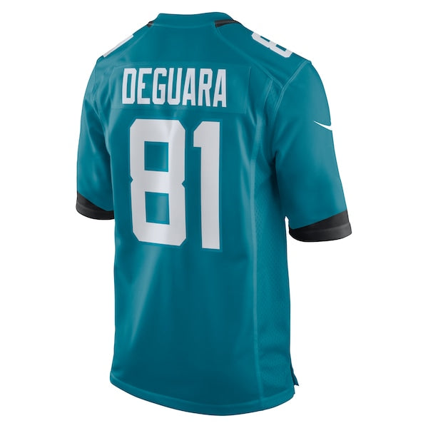 Josiah Deguara Jacksonville Jaguars Nike Team Game Jersey - Teal - Image 3