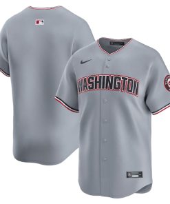 Washington Nationals Nike Road Limited Jersey?¨C Gray