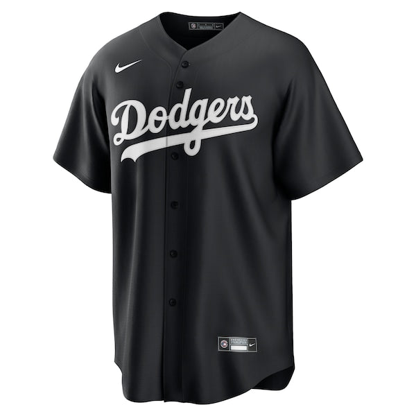 Los Angeles Dodgers Nike Official Replica Jersey - Black/White - Image 3