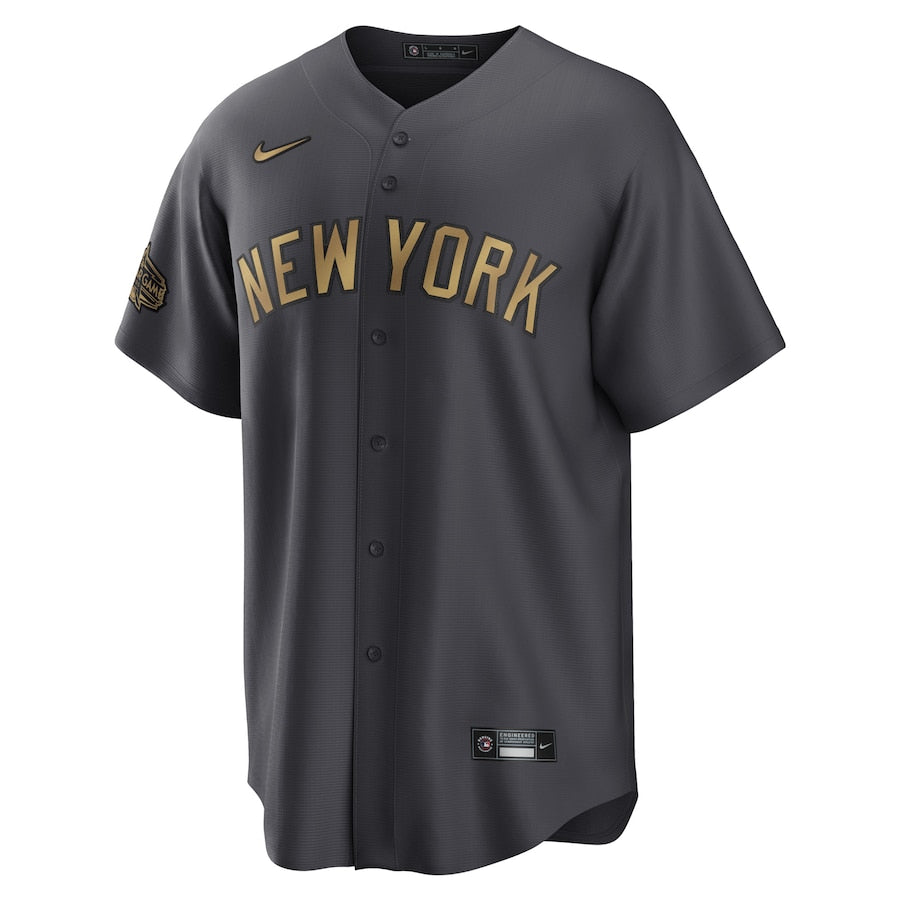Aaron Judge New York Yankees Nike 2022 MLB All-Star Game Replica Player Jersey - Charcoal - Image 2