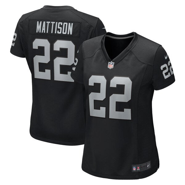 Alexander Mattison Las Vegas Raiders Nike Women's Game Jersey - Black