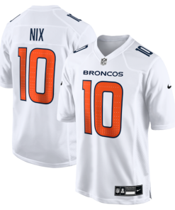 Bo Nix Denver Broncos Nike Tundra Fashion Game Jersey - White