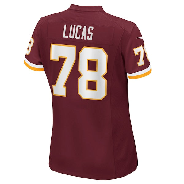 Cornelius Lucas Washington Football Team Nike Women's Game Player Jersey -Burgundy - Image 3