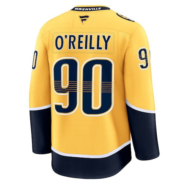 Ryan O'Reilly Nashville Predators Home Premium Jersey - Yellow - Image 3