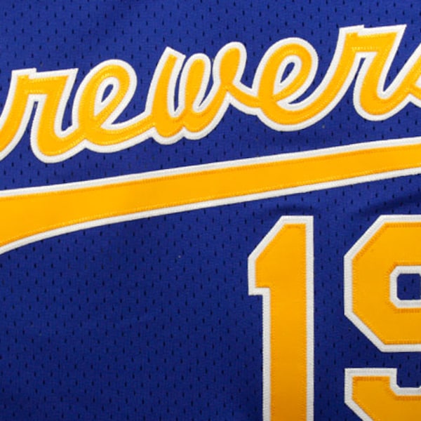 Robin Yount Milwaukee Brewers Cooperstown Mesh Batting Practice Jersey - Royal - Image 5
