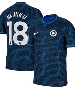 Christopher Nkunku Chelsea Nike 2023/24 Away Match Authentic Player Jersey - Navy
