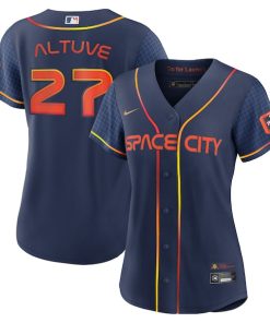 Jose Altuve Houston Astros Nike Women's 2022 City Connect Replica Player Jersey - Navy