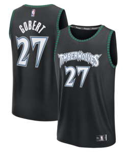Rudy Gobert Minnesota Timberwolves  Fastbreak Jersey - Classic Edition - Black