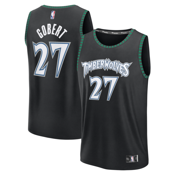 Rudy Gobert Minnesota Timberwolves Fastbreak Jersey - Classic Edition - Black