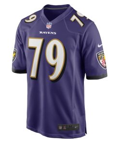 Alternative view of Ronnie Stanley Baltimore Ravens Nike Game Jersey - Purple