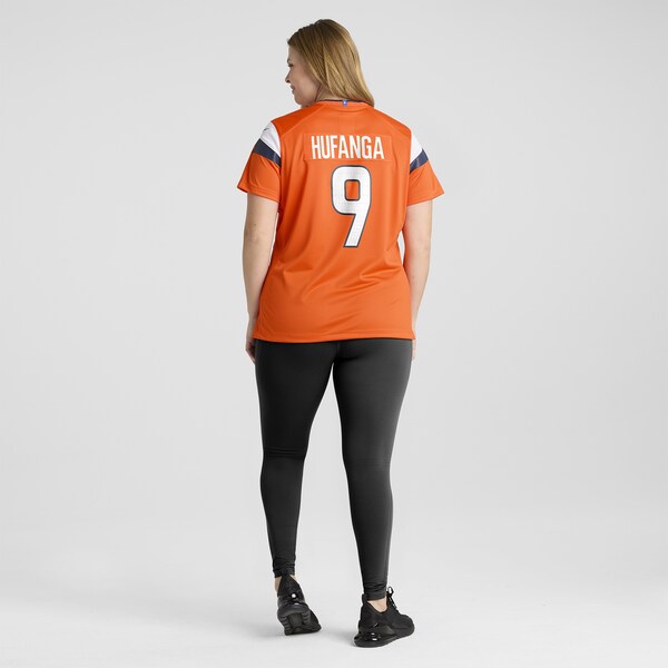 Talanoa Hufanga Denver Broncos Nike Women's Team Game Jersey - Orange - Image 3