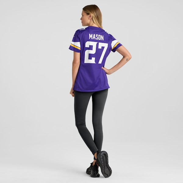 Jordan Mason Minnesota Vikings Nike Women's Team Game Jersey - Purple - Image 4