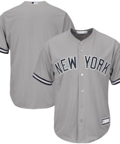 New York Yankees Big & Tall Replica Team Jersey - Gray