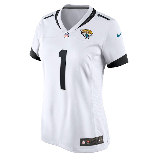 Travis Etienne Jr. Jacksonville Jaguars Nike Women's Game Player Jersey - White - Image 2