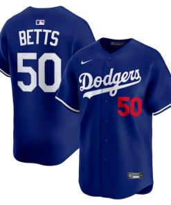 Mookie Betts Los Angeles Dodgers Nike Alternate Limited Player Jersey - Royal