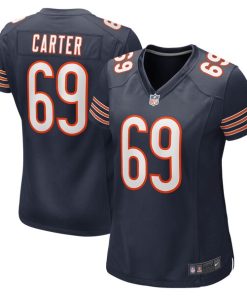 Ja'Tyre Carter Chicago Bears Nike Women's Game Player Jersey - Navy