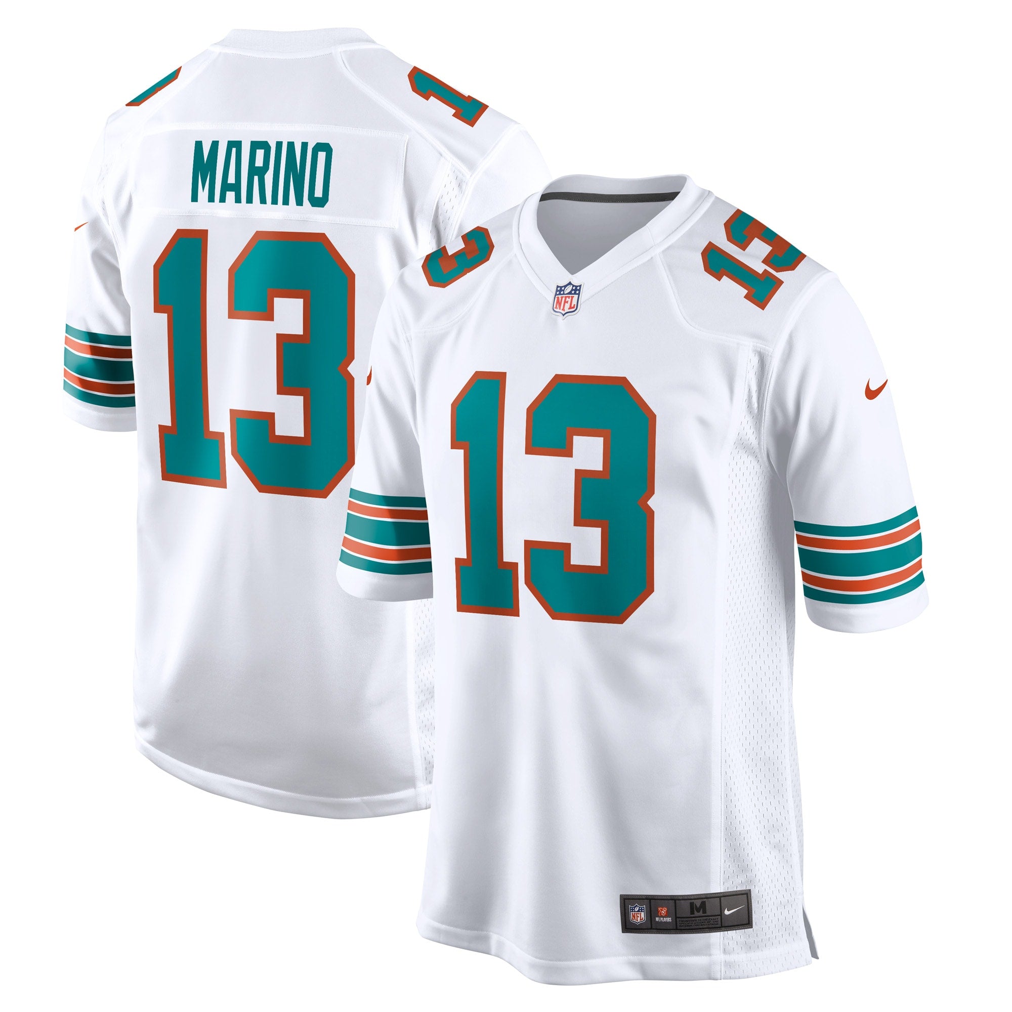 Dan Marino Miami Dolphins Nike Retired Player Jersey - Aqua/White - Image 5
