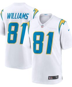 Alternative view of Mike Williams Los Angeles Chargers Nike Game Jersey - Royal/Blue/Navy/White