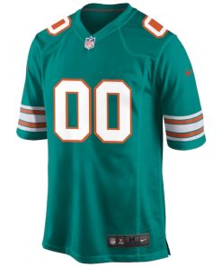 Alternative view of Miami Dolphins Nike Alternate Custom Game Jersey - Aqua