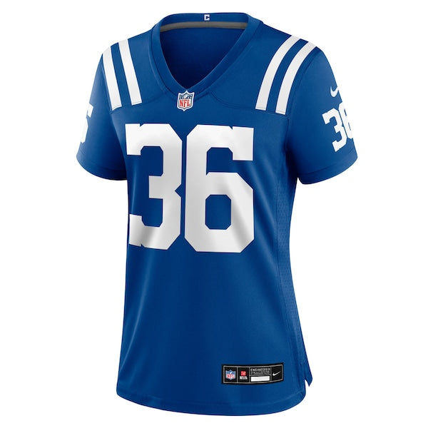 Salvon Ahmed Indianapolis Colts Nike Women's Team Game Jersey - Royal - Image 5
