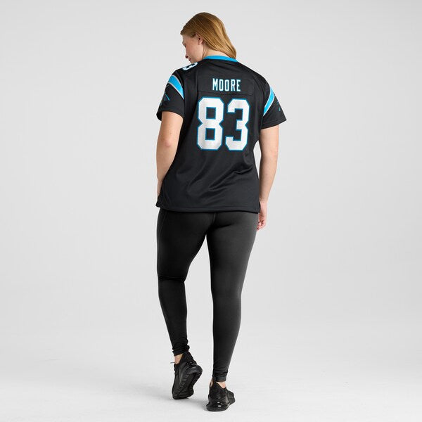 David Moore Carolina Panthers Nike Women's Game Jersey - Black - Image 7